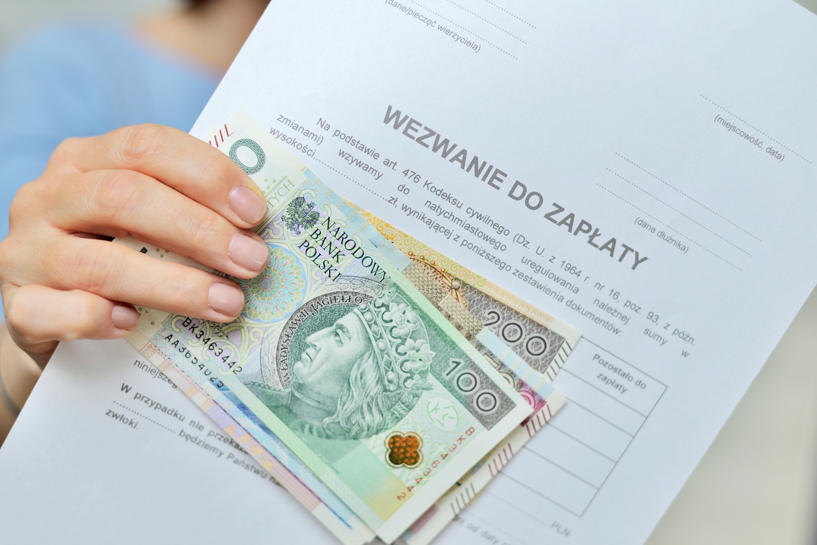 windykacja i uzyskanie nakazu zapłaty dla biura rachunkowego i działalności gospodarczej